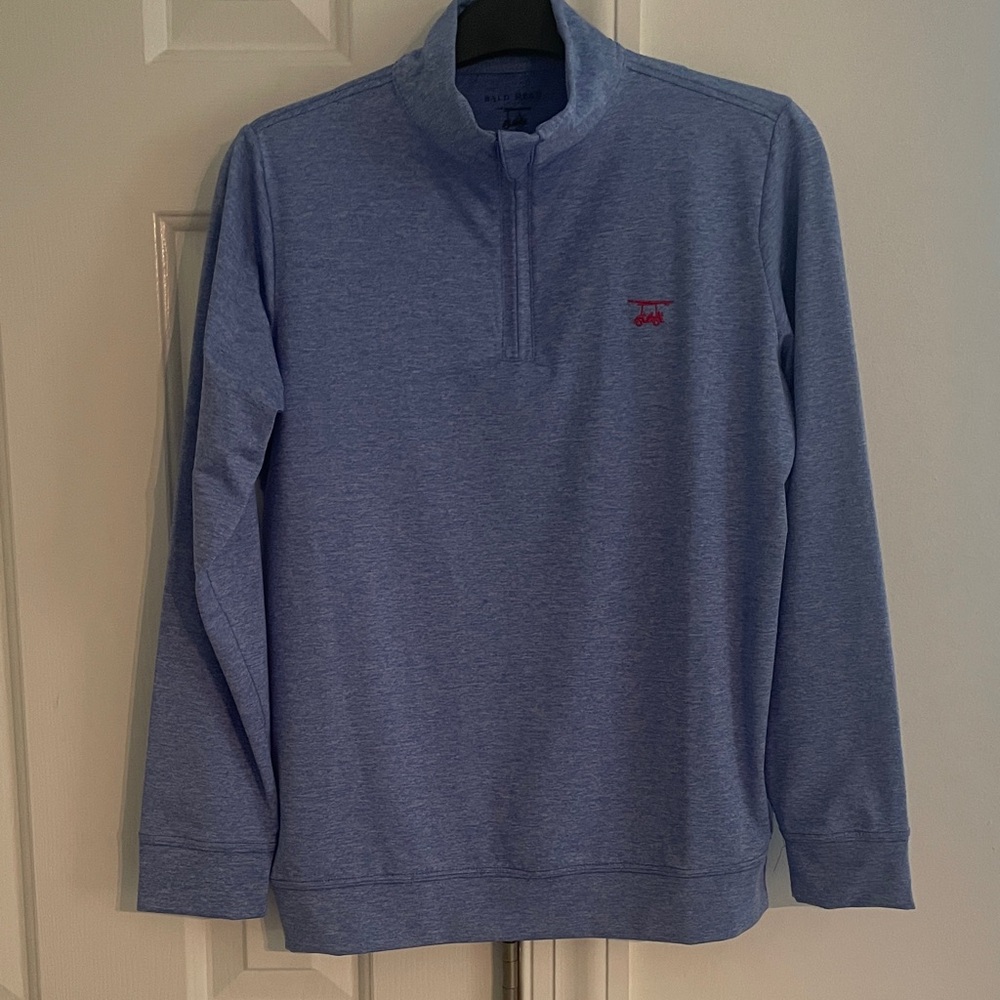 BALD HEAD BLUES lightweight performance pullover for boys size small